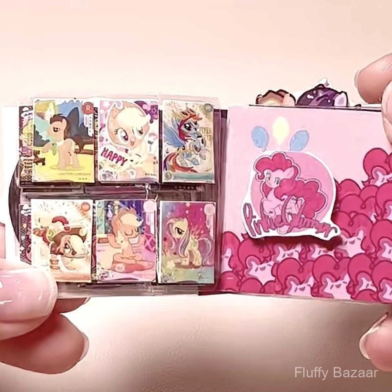 ใหม่ Quiet Book Pony Quiet Book Mini Card Book DIY Decompression Doudou โน้ตบุ๊คหนังสือการ์ดขนาดเล็ก