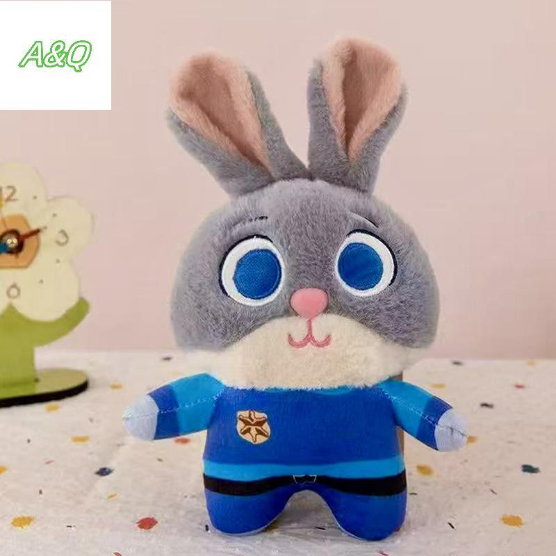 AQ Zootopia ของเล่นตุ๊กตา Judy Nick Sloth แกะเสือดาว Fanny จี้ Sloth พวงกุญแจตกแต่งพวงกุญแจวันเกิด V