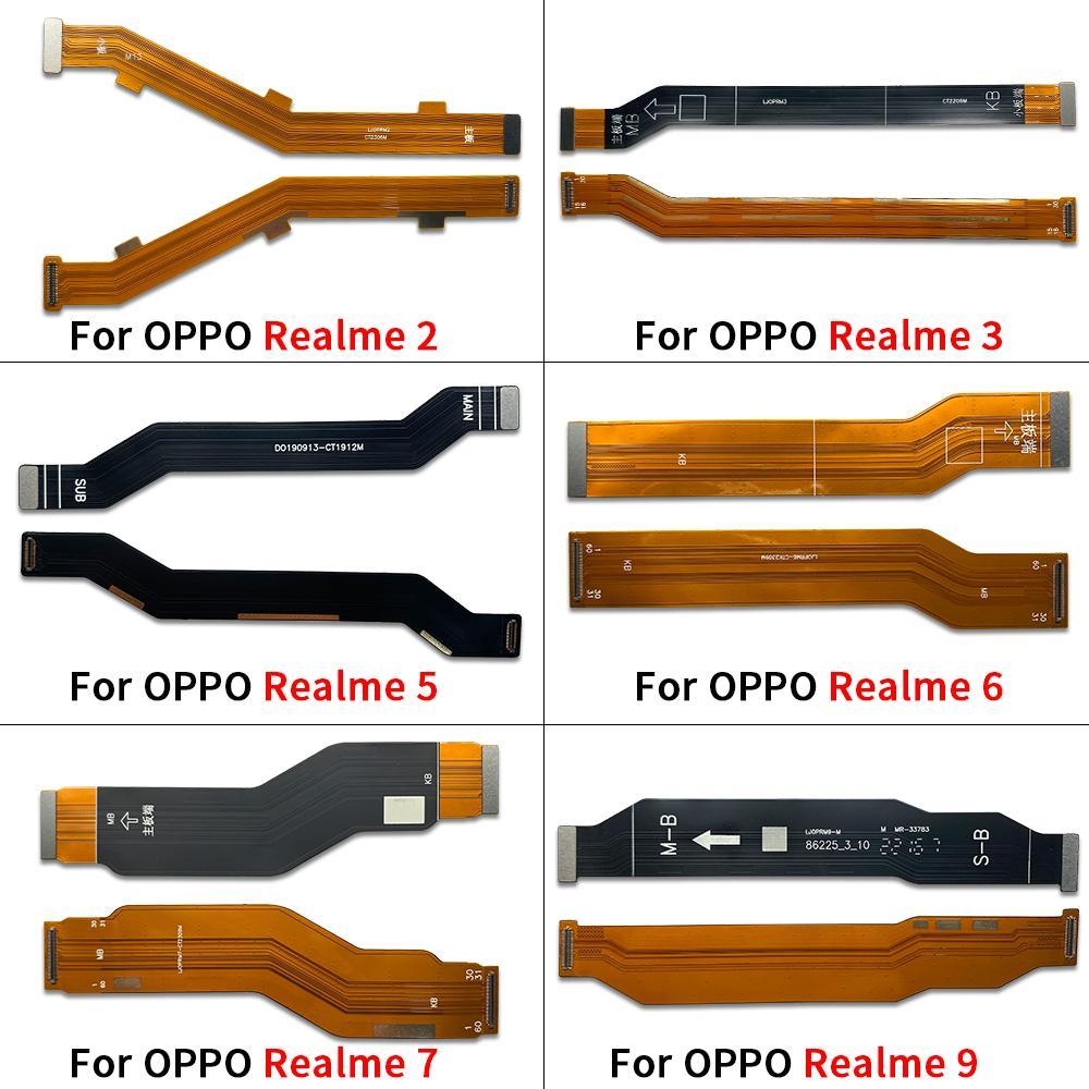1pcs หลักเชื่อมต่อเมนบอร์ดหน้าจอ LCD Flex สําหรับ Realme 2 C1 3 5 6 7 7i 8i 9 9i 10 C25 C35