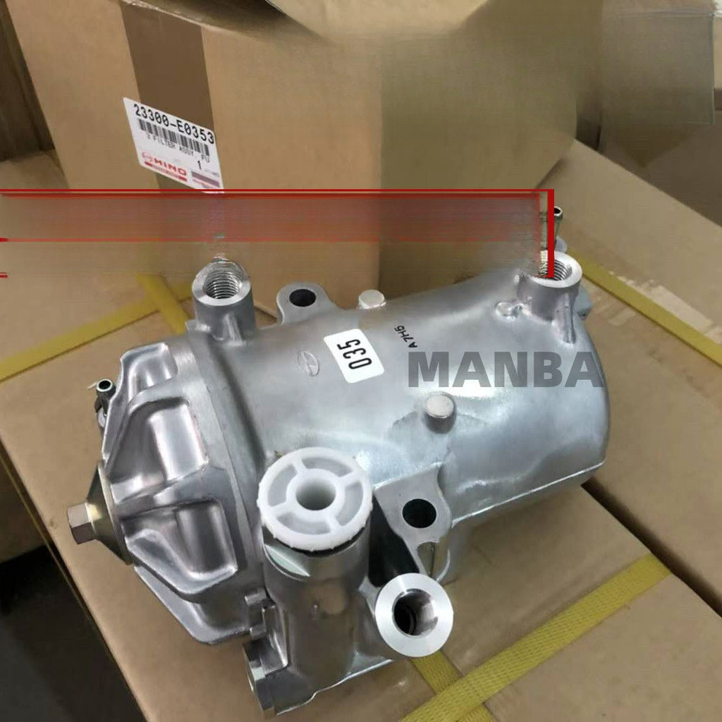 ชุดตัวกรองน้ำมันเชื้อเพลิง สำหรับเครื่องยนต์ HINO J08E ในรถผสม SANY รุ่น CB318