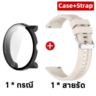 【สาย+เคส】สำหรับ SUUNTO RUN Sport สายซิลิโคน+เคสกรณีนาฬิกา SUUNTO RUN กรณีป้องกันการลดลง SUUNTO RUN สายนาฬิกา
