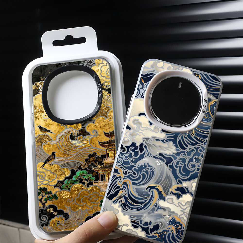 สําหรับ Honor Magic 8 Pro /7 Pro /6 Pro Win RT GT Pro Honor 400 Great Wave off Kanagawa Lucky Clouds
