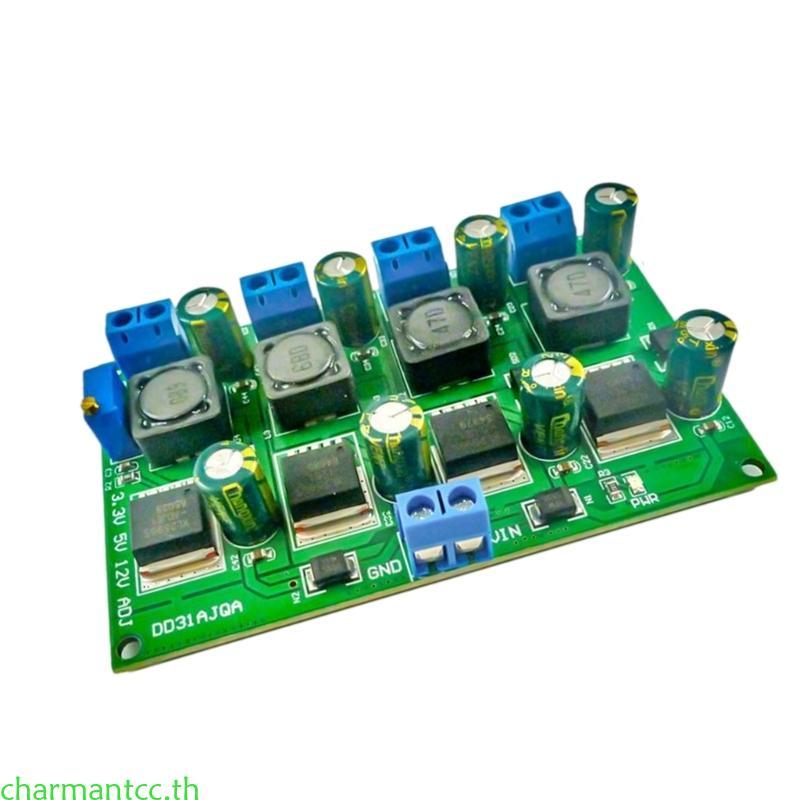 Charmantcc 3A 4 ช่อง 3 3V 5V 12V Step Down Converter โมดูล Step Down Converter Board เปลี่ยนอะแดปเตอ
