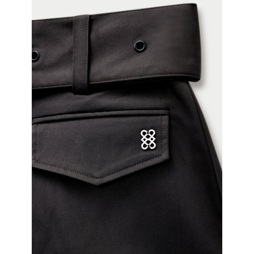[Pomelo] กระโปรงแต่งเข็มขัด / Belted Skirt — صورة 3