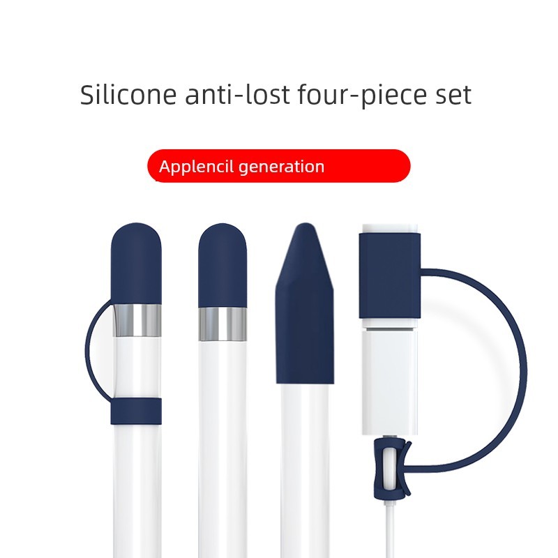 apple pencil usb c apple pencil pro Apple Pencil Anti-Lost Pen Cap Nib Case applepencil Generation ปากกา ipadpencil ซิลิโคน ipad ปากกาเปลี่ยนป้องกันกรณี 1st Generation อะแดปเตอร์ Anti-Lost เชือก