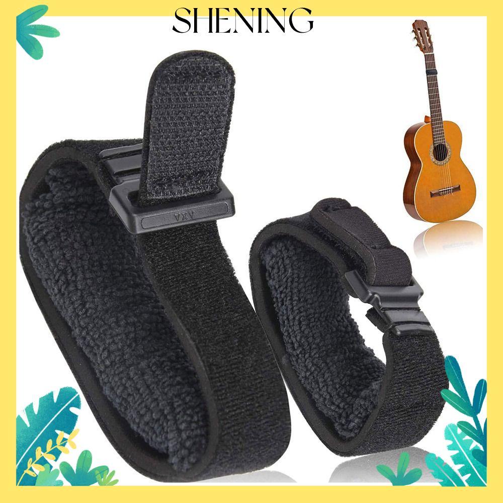 SHENING กีตาร์ String Dampener, เครื่องมืออุปกรณ์ปรับกีตาร์ Mute Wrap, Universal Mute Noise Musical 
