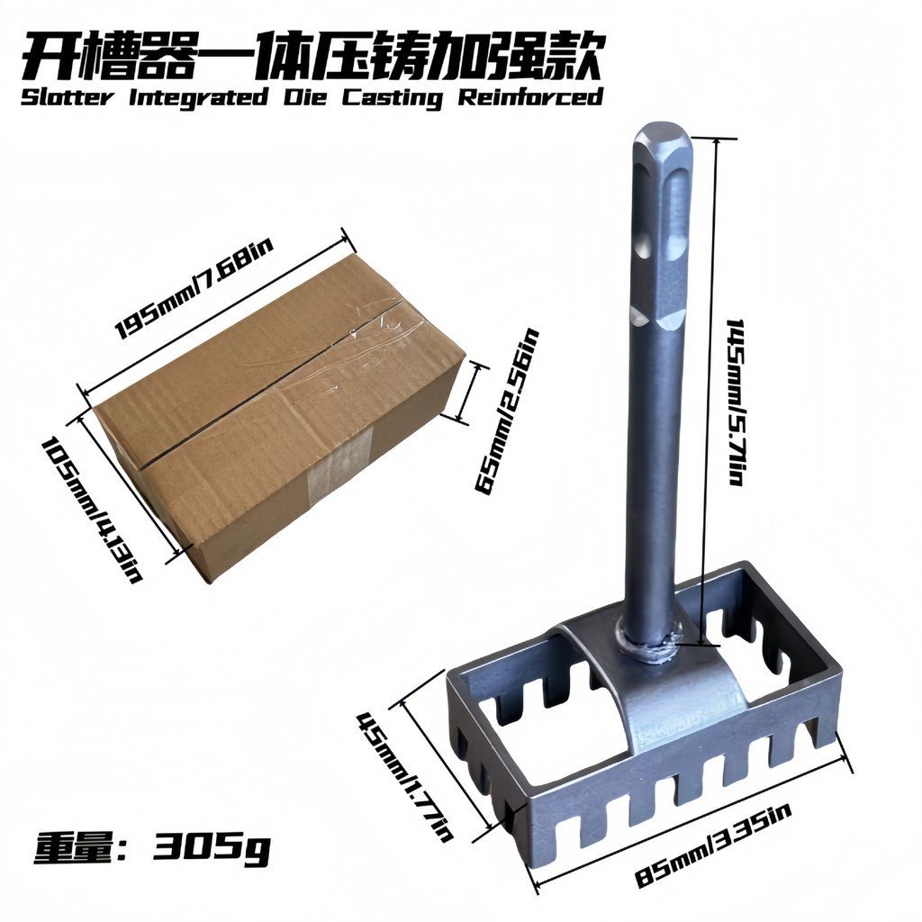 86-Line กล่อง Handy เครื่องมือ Square Hole Punch เฉพาะ Fast ค้อนไฟฟ้า Square Handle Hard ทนต่อการสึก