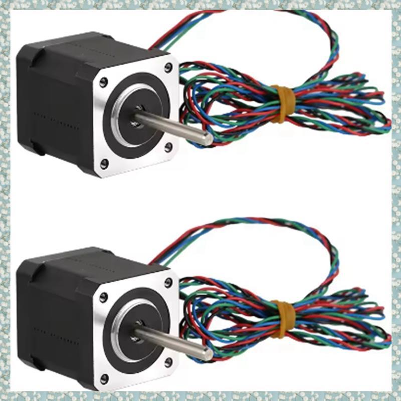 [h5bl3j6wj.ph] 2PCS Long Shaft Mounts Super Motor 42STH48-2804AH(40R) Nema 17 Stepper Motor 3D ชิ้นส
