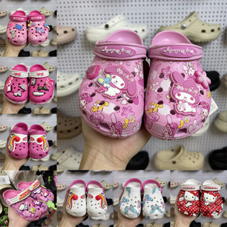 รองเท้าแตะรู เด็กผู้หญิง ลายการ์ตูน น่ารัก ใส่สบาย พร้อมส่ง