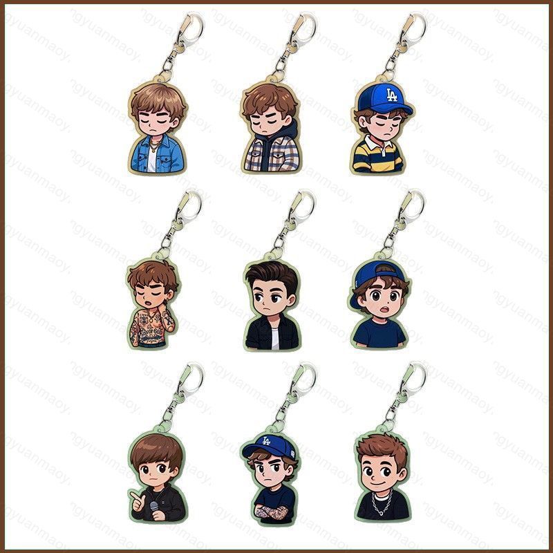 ZY2 Justin Bieber อะคริลิคพวงกุญแจกระเป๋าเป้สะพายหลังจี้ SWAG กระเป๋าอุปกรณ์เสริมดาว Periphery YZ2