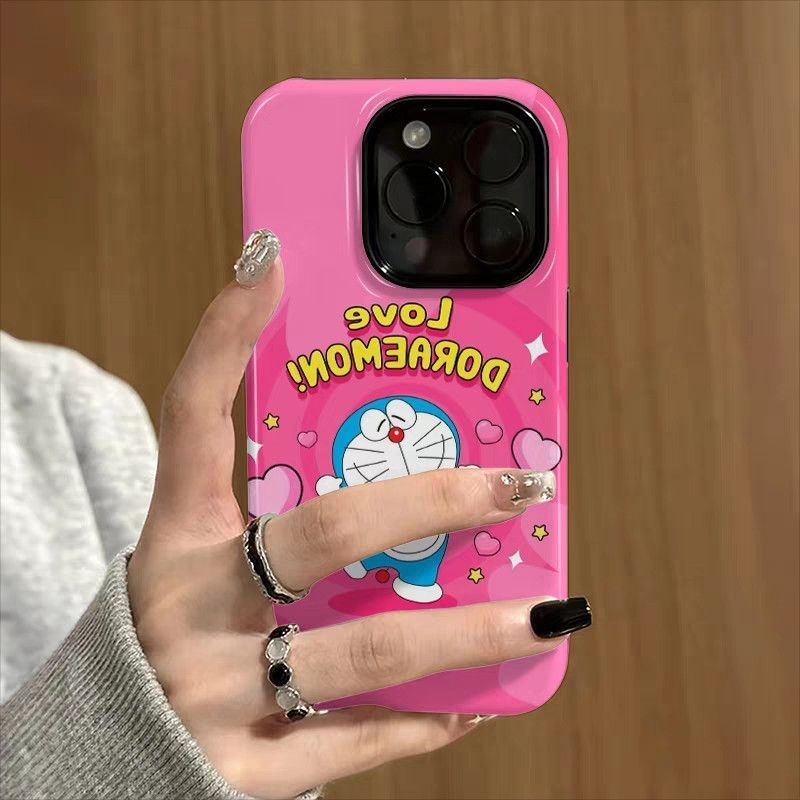 เคสโทรศัพท์แบบแข็งสองชั้นกันกระแทกสไตล์อินน่ารักTinkerbell Catใช้งานร่วมกับiPhone 17PROMAX 16/17PRO 15PROMAX XR 16PLUS 17AIR 17 11 14 12 13 15 16 PROMAX 7/8PLUS XSMAX - รูปที่ 6