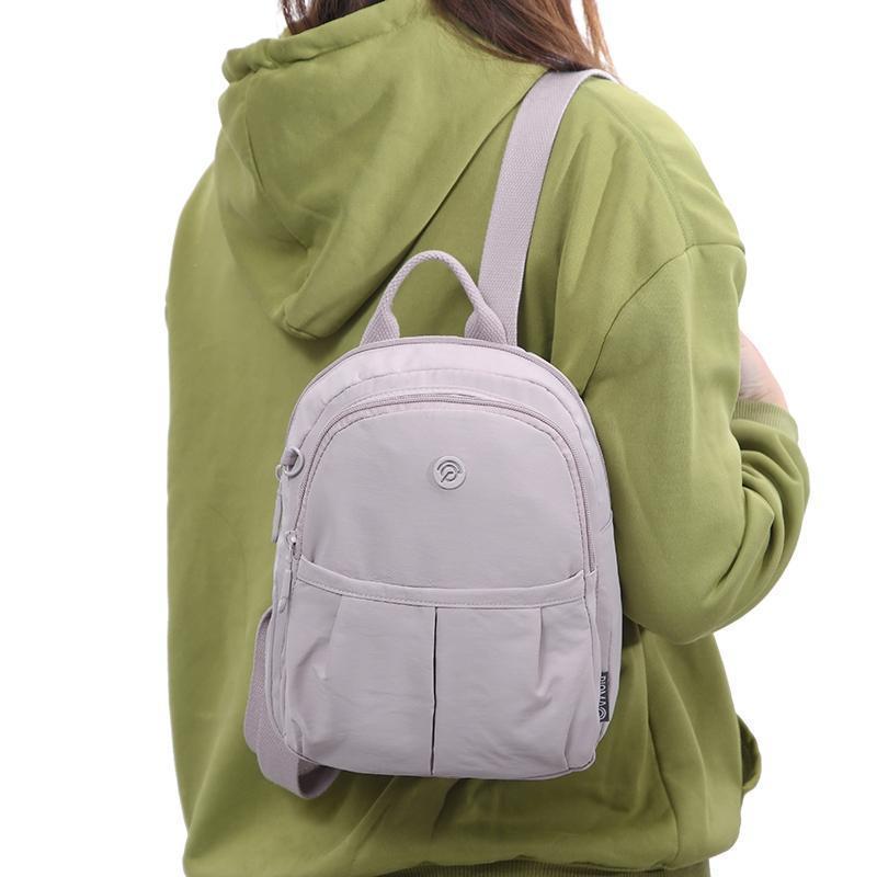 OMIRABAGS Pioma Nuvia Womens Mini Backpack Simple Stylish Lightweight Casual Backpack