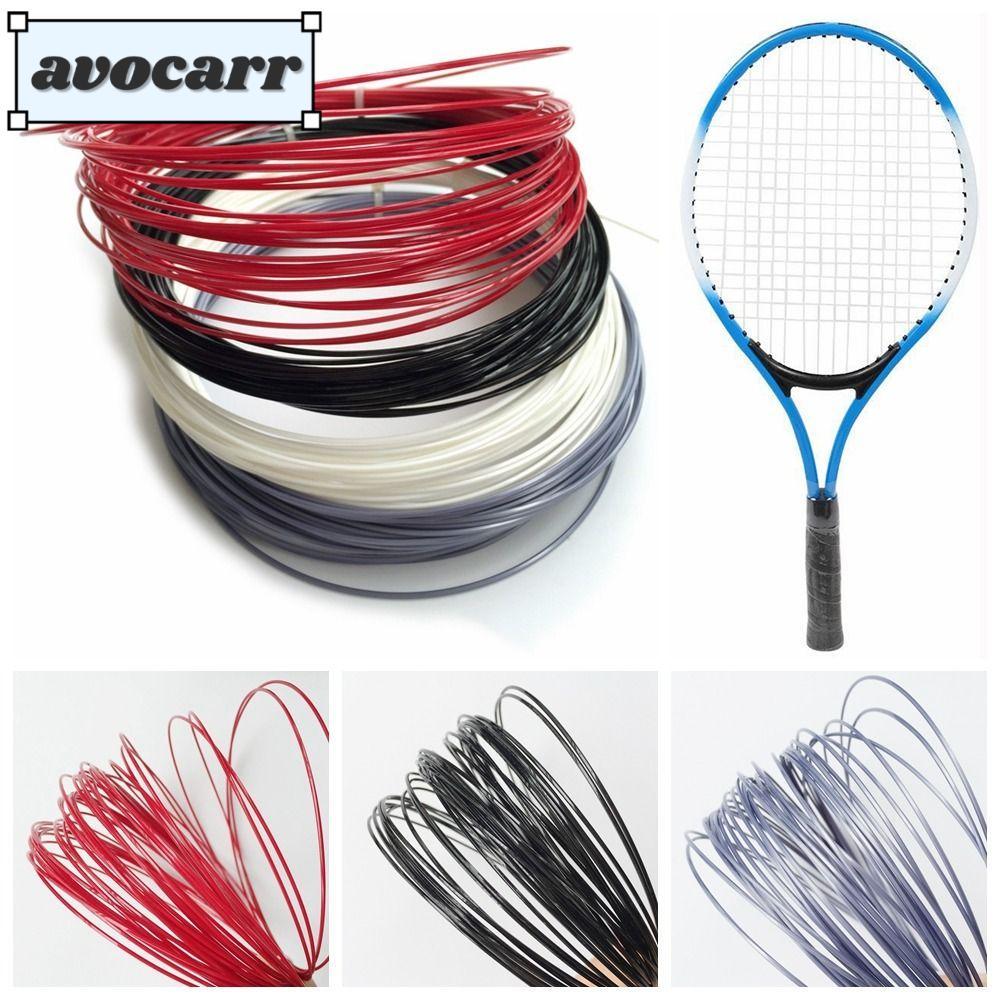 Avocarr สายเอ็นไม้เทนนิส โพลีเอสเตอร์ ทรงเว้า ทนทาน