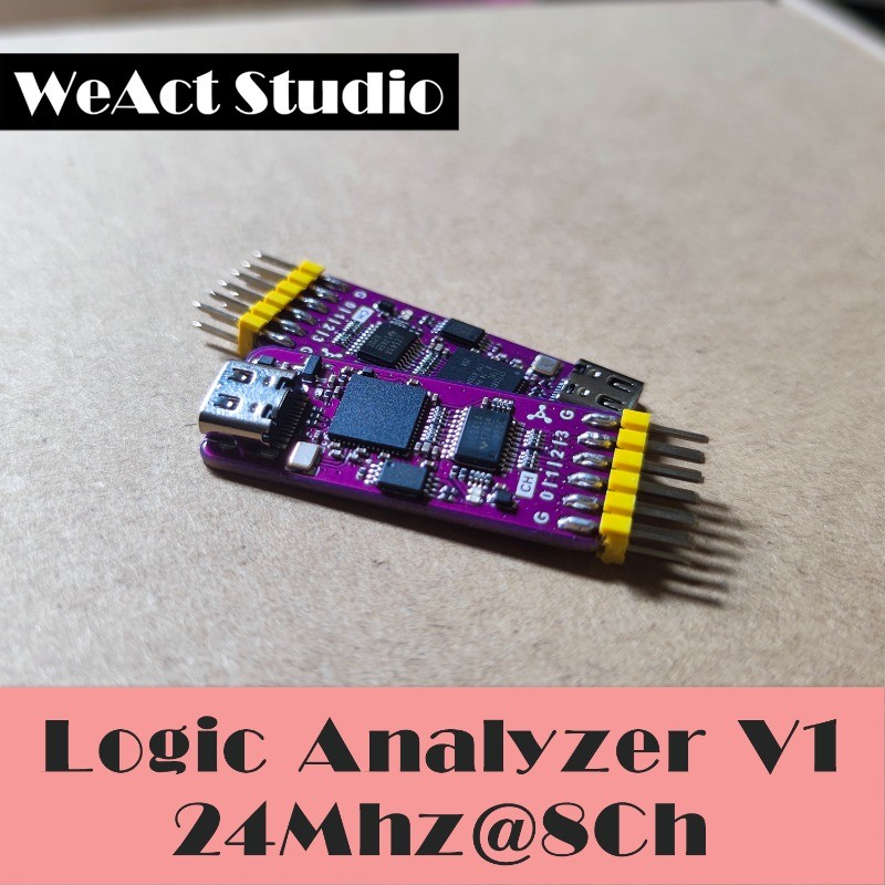 WeAct Logic Analyzer 24Mhz 8ch Channel FPGA Debug Open Source