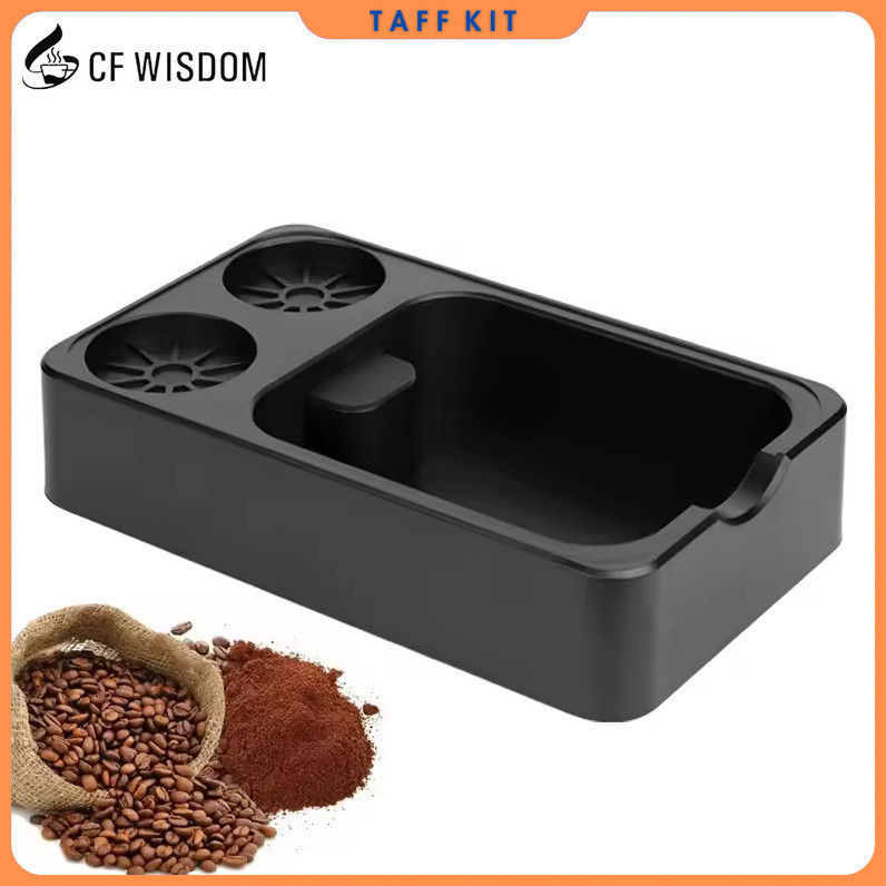 CF WISDOM Espresso Coffee Grounds คอนเทนเนอร์ Knock Box Barista 150x250x56mm - CF-55