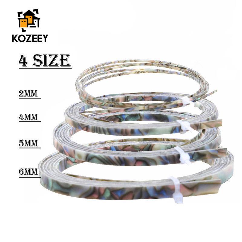 [KOZEY] Celluloid Guitar Binding Strip Shell Inlays สําหรับ Mandolin Ukulele Luthier