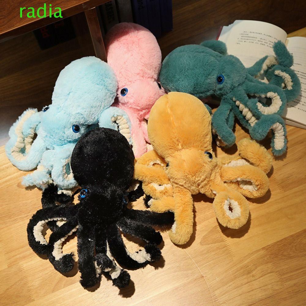 ของเล่นตุ๊กตาปลาหมึกยักษ์ เปล่งปลั่งน่ารักเหมือนจริง จําลองตุ๊กตาสัตว์น่ารัก ของขวัญวันเกิด