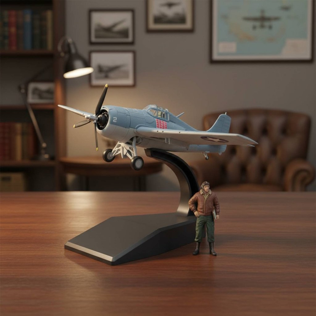 ความแม่นยําสูง 1/72 Scale F4F Wildcat รุ่นเครื่องบินDiecastสําหรับนักสะสมงานอดิเรก