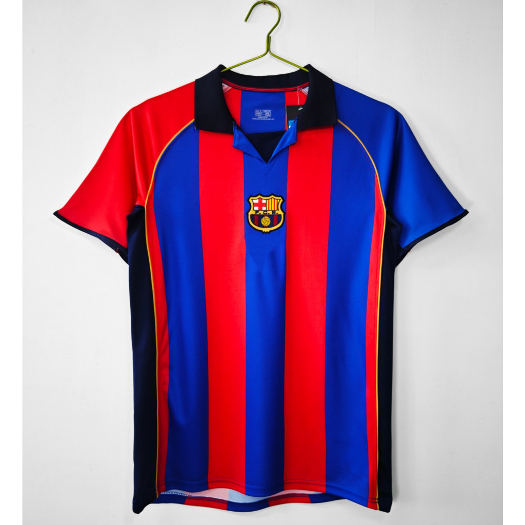 #B 01-02 Home Away Retro Soccer Jersey Football #RIVALDO #XAVI