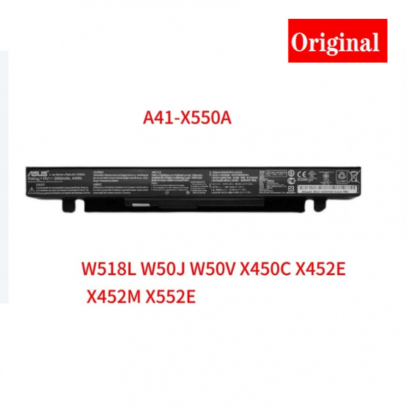♛รับประกัน 1 ปี แบตเตอรี่ โน้ตบุ๊ค แล็ปท็อป ASUS A41-X550A A41-X550 A32-X550 2600mAh Battery X450 X5