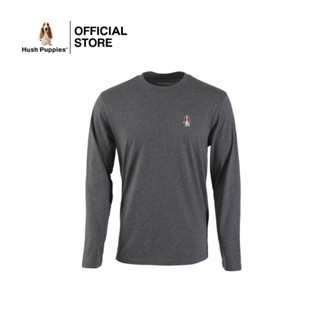 Hush puppies Underwear เสื้อยืดคอกลมแขนยาวผู้ชาย Affordable …