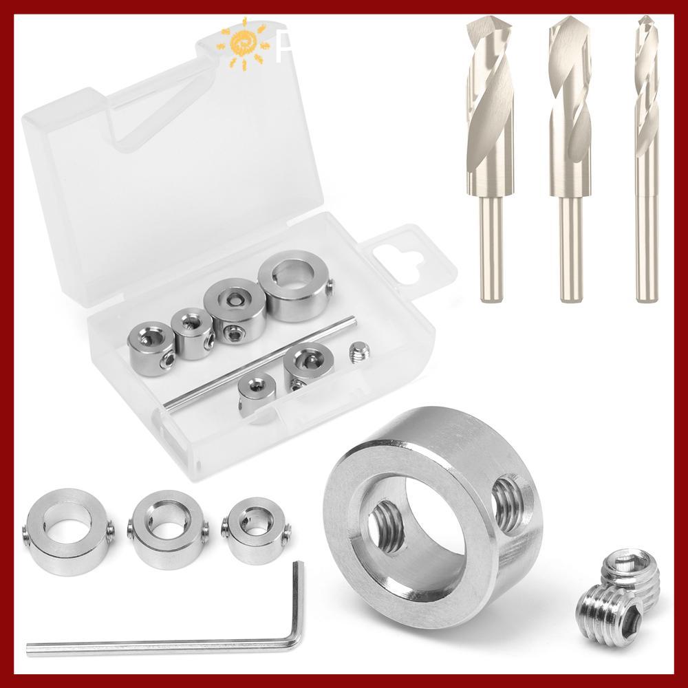 PTKFPT09 ความลึก Stopper แหวนเจาะเครื่องมืออุปกรณ์เสริมคุณภาพสูงงานไม้หยุด Bit Collar