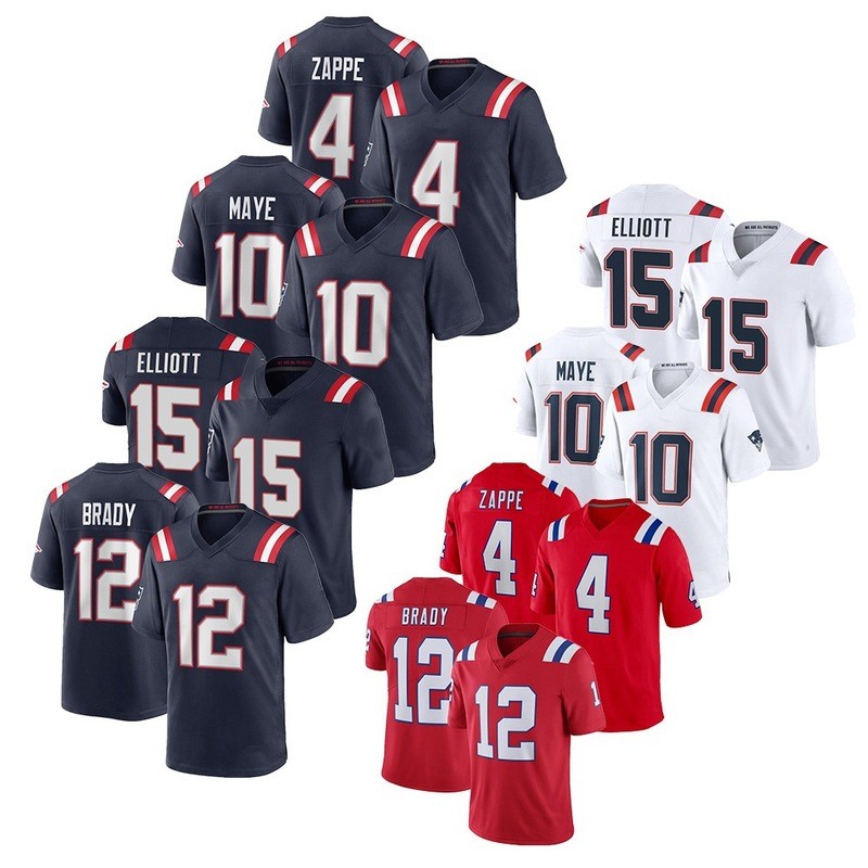 เสื้อ NFL England Patriots ใหม่ สำหรับเด็ก เสื้อปักลาย
