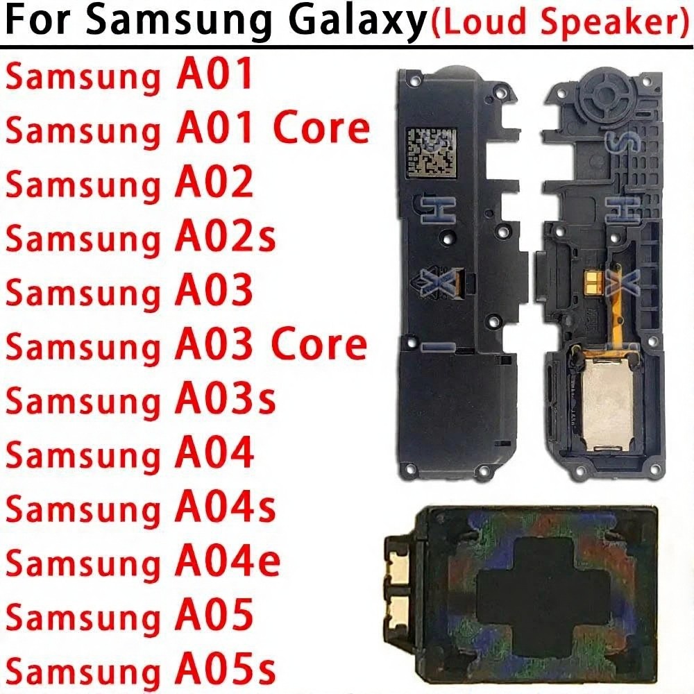 ด้านล่างลําโพง Buzzer สําหรับ Samsung Galaxy A01 A02 A02S A03 A03S A04 A04S A04e A05 A05S Core Louder ลําโพงโมดูลอะไหล่อะไหล่ซ่อม