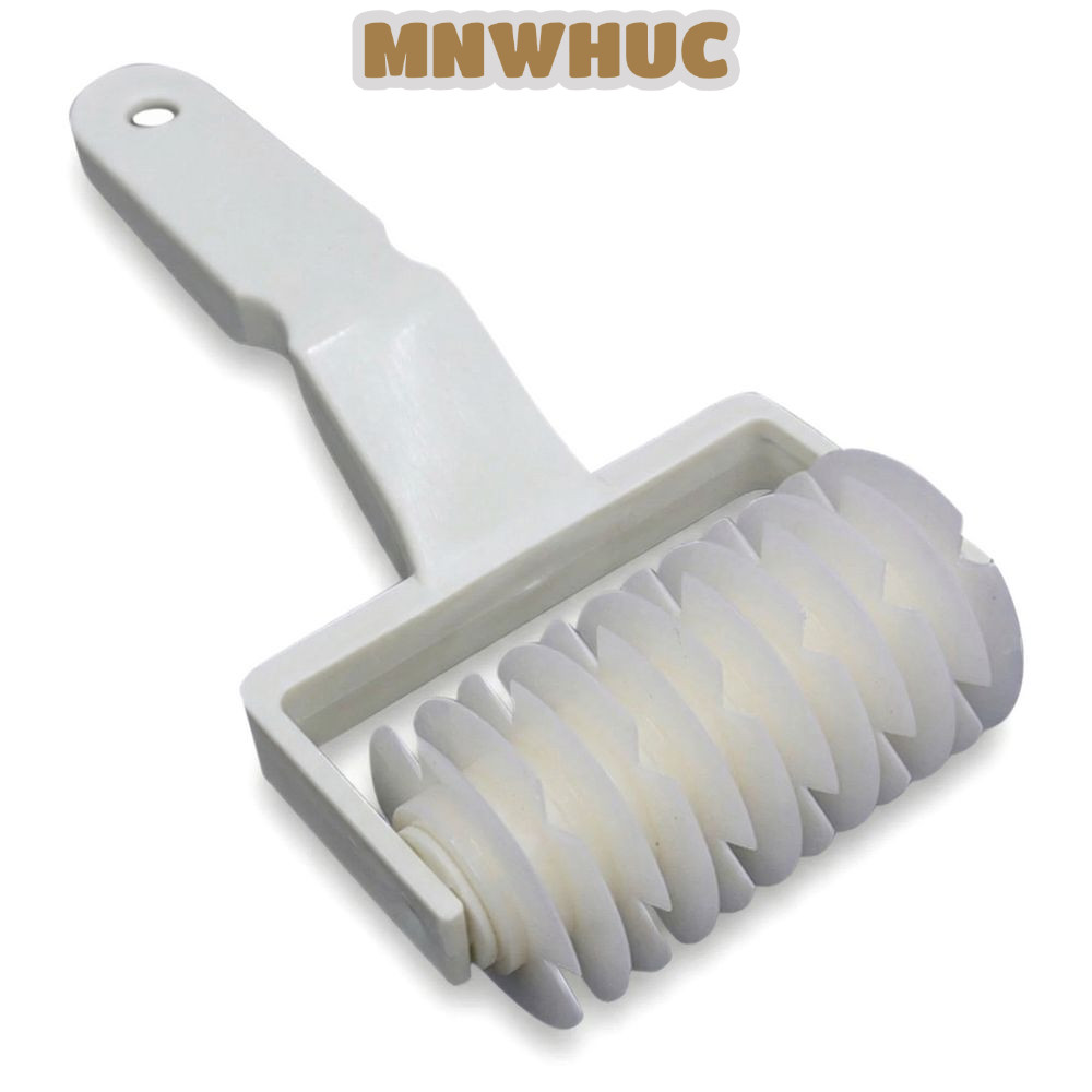 MNWHUC Lattice Dough Cutter, ABS White Pastry Cutter, Baking Tool ทําความสะอาดง่าย Professional Non-