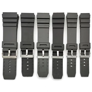 18-28 มม.ขนาดใหญ่สายนาฬิกาพลาสติกสําหรับ Casio MTP-VD01 MDV-106 W800H SGW400 F91W F84 ยางซิลิโคนนาฬิกากันน้ํากีฬาเข็มขัดข้อมือผู้หญิงผู้ชายสร้อยข้อมือ