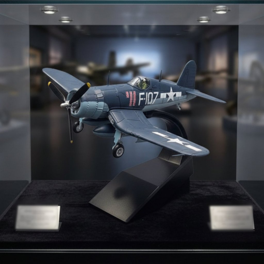 การก่อสร้างโลหะผสม 1/72 Scale F4U Corsair รุ่นรายละเอียดสูง 1/72 Scale F4U Corsair สําหรับผู้ที่ชื่น