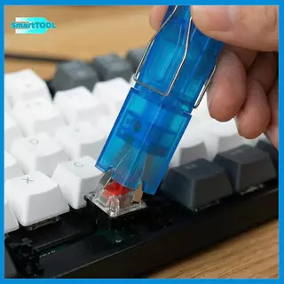UTZN> 2 in 1 คีย์บอร์ด Keycap Switch Puller เครื่องมือตามหลักสรีรศาสตร์สําหรับสวิตช์เครื่องกล Key Swap ทําความสะอาดโฮมออฟฟิศอุปกรณ์เสริมใหม่