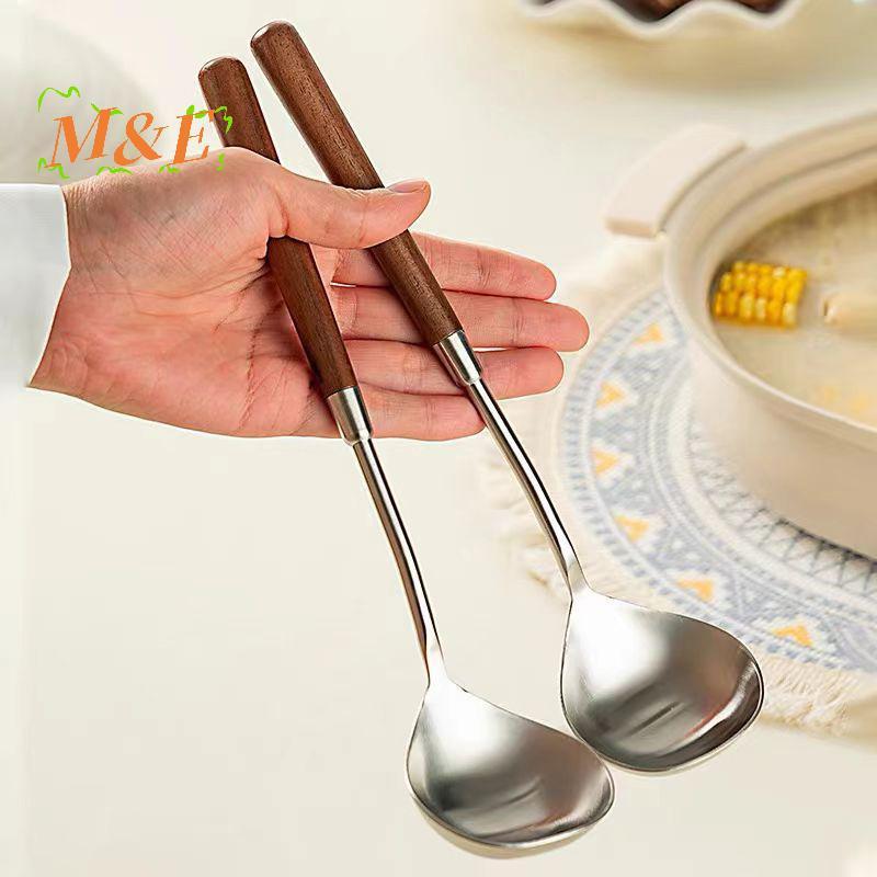 [ม&จ] วินเทจด้ามไม้ครัวจานอาหารค่ําข้าวพลั่วเกี๊ยวโจ๊กซุปร้านอาหารตะวันตกบาร์บนโต๊ะอาหารสาธารณะ[ใหม่]