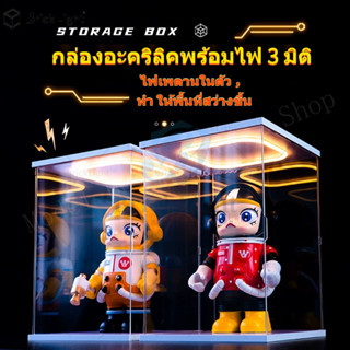 💖 กล่องอะคริลิคใส กันฝุ่น สําหรับใส่จัดเก็บตัวต่อเลโก้ กันดั…