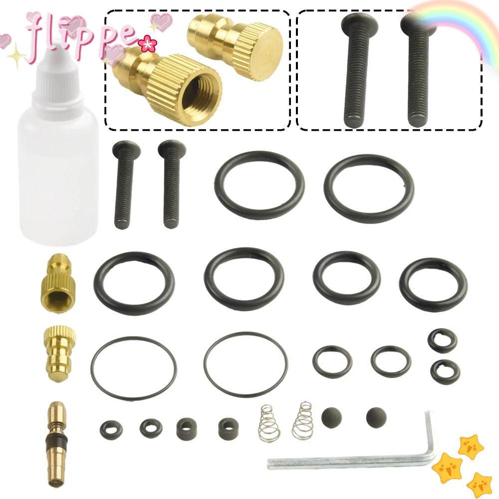 FIPE 1 ชุด PCP ปั๊มซีล O-แหวน, 30mpa แรงดันสูง Inflator ชุดซ่อม, ใช้งานได้จริง Air ปั๊ม NBR ทองแดง Air ปั๊มเปลี่ยนชุด