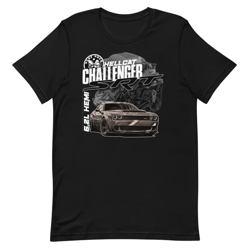 Challenger SRT 6.2L Hemi, เสื้อ Scat Pack, เสื้อ Dodge Challenger, เสื้อ Mopar