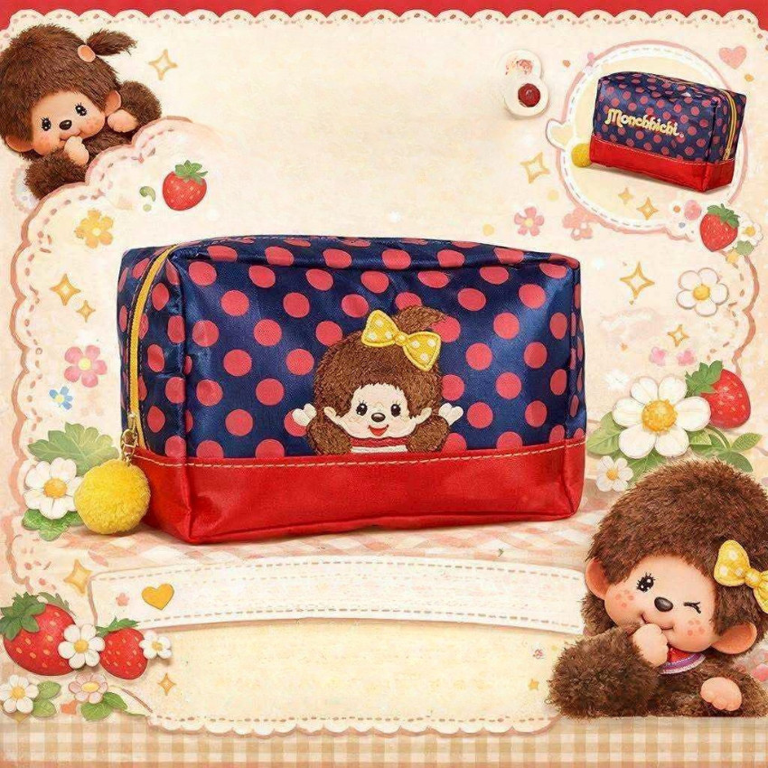 ใจละลาย! น้องมอนชิชิมาในรูปแบบกระเป๋านุ่มนิ่ม 🧸 รุ่นนี้งานปักละเอียดมาก ขนาด 16×7×11 cm จะเอาไว้ใส่เครื่องสำอาง ก็ดี