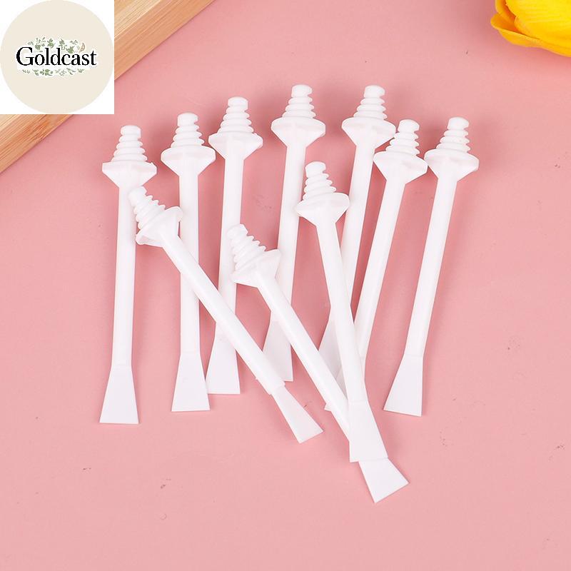 GOLD 10 ชิ้น Nose Wax Wax sti พลาสติกกําจัดขนแบบใช้แล้วทิ้ง smearing sti TH