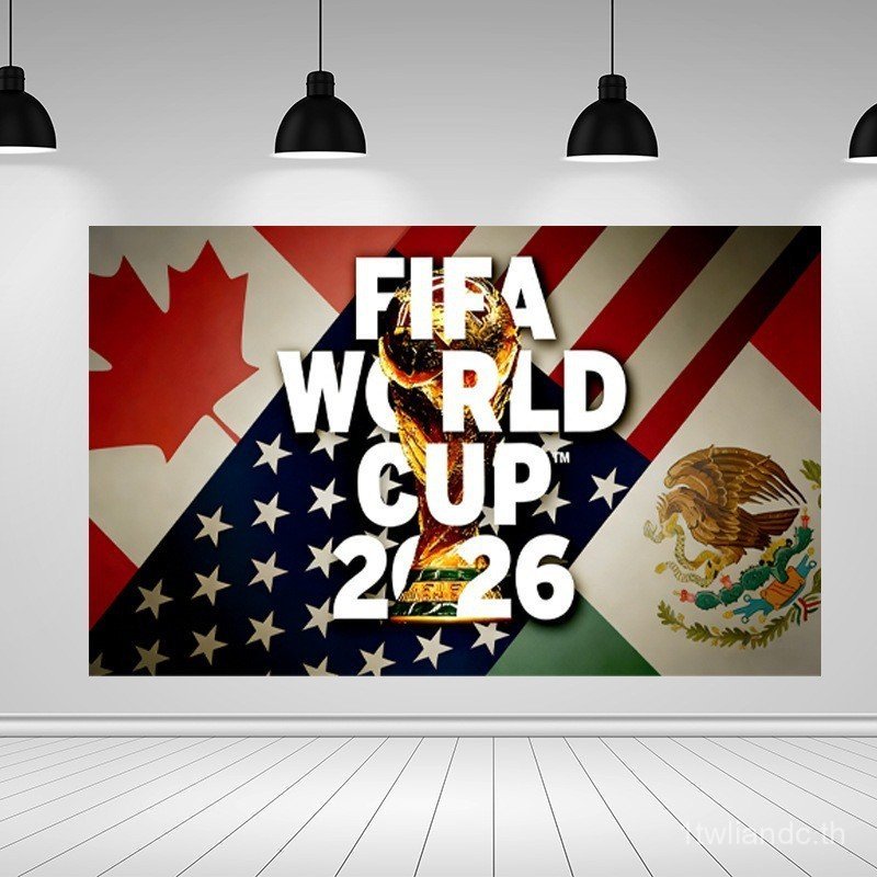 2026 Meijiamo World Cup Football Team Flag Fan Merchandise Bar บรรยากาศตกแต่งธง Fixed Y77O