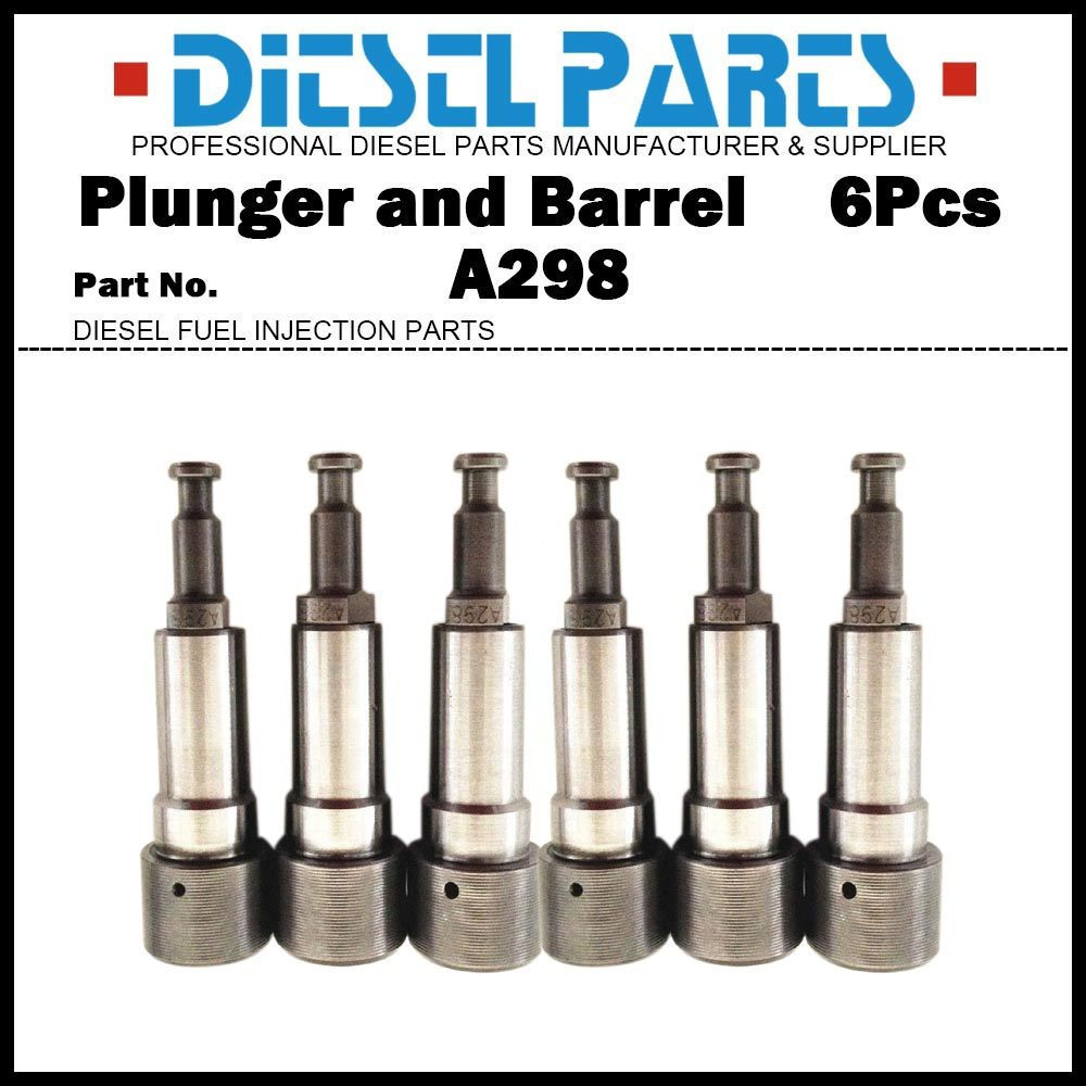6 ชิ้น Plunger A298 Plunger และชุดถัง A298 131154-5620 สําหรับ Komatsu PC200LC-7 4D102 6D102 S4D102 