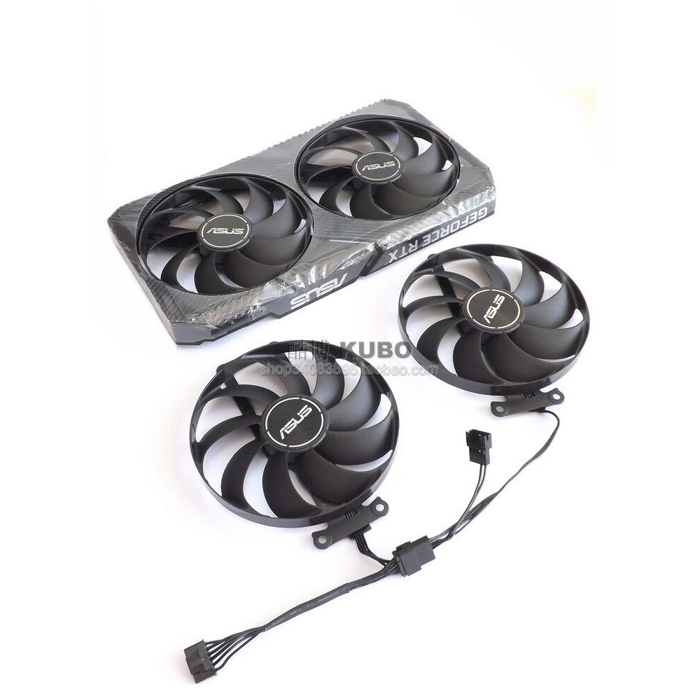 [อุปกรณ์เสริมระบายความร้อนคอมพิวเตอร์] พัดลมการ์ดกราฟิก ASUS RTX3050 3060 3060TI MINI/DUAL ใหม่ล่าสุ