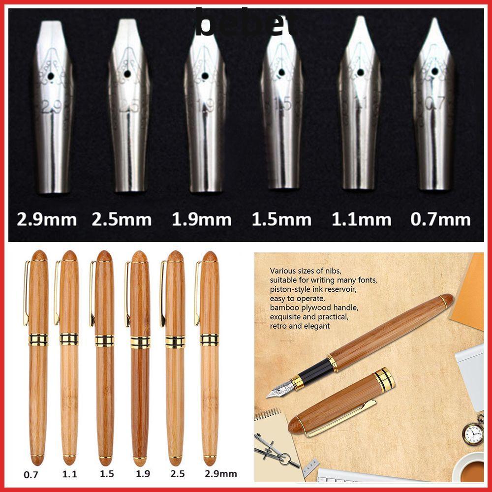 BEBET 0.7mm-2.9mm Broad Stub Piston Art Writing Stationery
