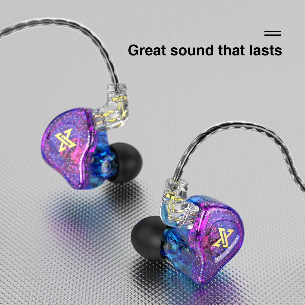 4.16-QKZ AK6 MAX หูฟังชนิดใส่ในหูแบบไดนามิก HiFi คุณภาพเสียงซับวูฟเฟอร์หูฟังแบบมีสายสไตล์ใหม่