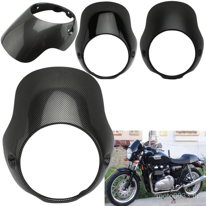 สําหรับ Triumph BONNEVILLE T100 T120 สําหรับ Honda Ducati Monster CB150 ไฟหน้ารถจักรยานยนต์ Fairing 