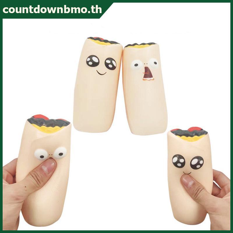 CO Burrito Squishy Doll ของเล่นป้องกันความเครียด Mini Egg Roll ความเครียดบรรเทาบีบของเล่น TH