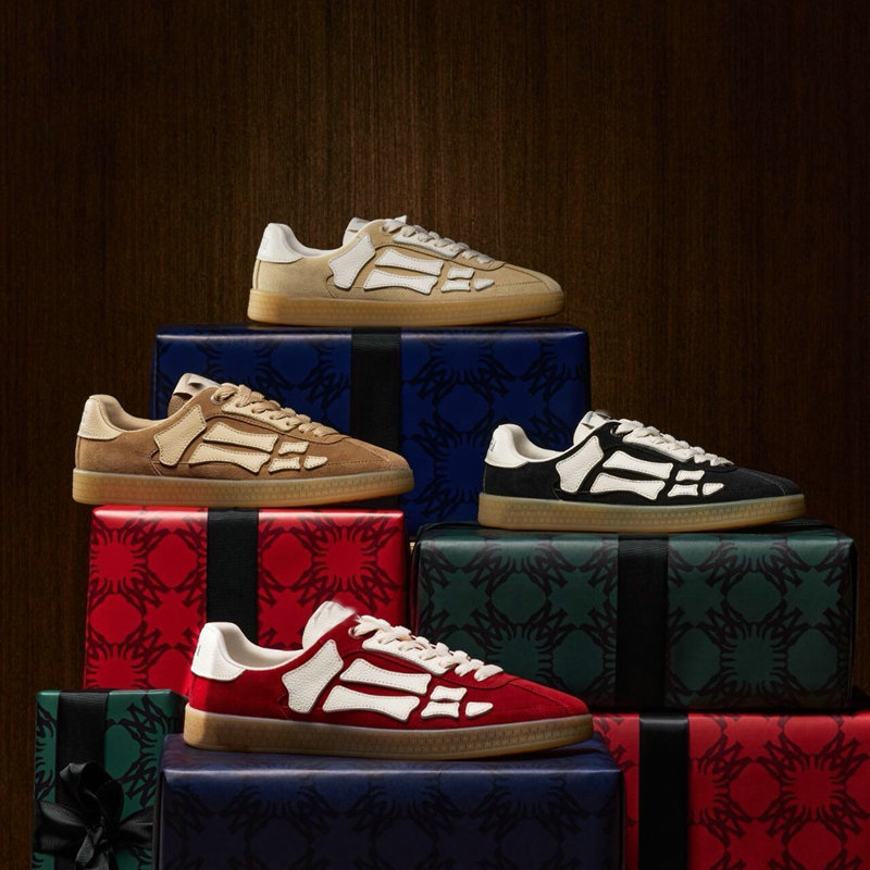 2GWN AM**I Bone shoes for men and women, fashionable couple's sneakers, lace-up board shoes