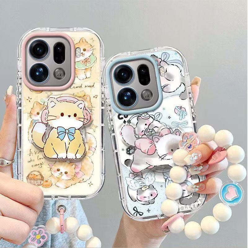 สําหรับ OPPO Find X9s Pro Find X9 ultra 5G เคสโทรศัพท์ลูกแมวพัฟถุงลมนิรภัยเคสซิลิโคนเคสป้องกัน