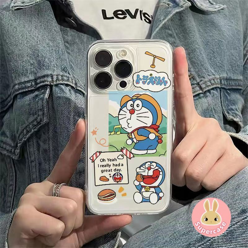 น่ารักโดราเอมอนเคสโทรศัพท์สําหรับRedmi Turbo 5 Max 4 3 Y3 Y2 Y1 A5 A4 5G A3X A3 A2 A1 Plus 8 8A 7 7A