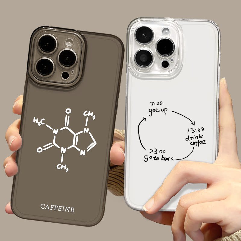 กาแฟเหมาะสําหรับ iqoo13 เคสโทรศัพท์ 12 สีดําใส neo10pro oneplus 13t/ace5 Niche 3 Premium 15 Boys z9/