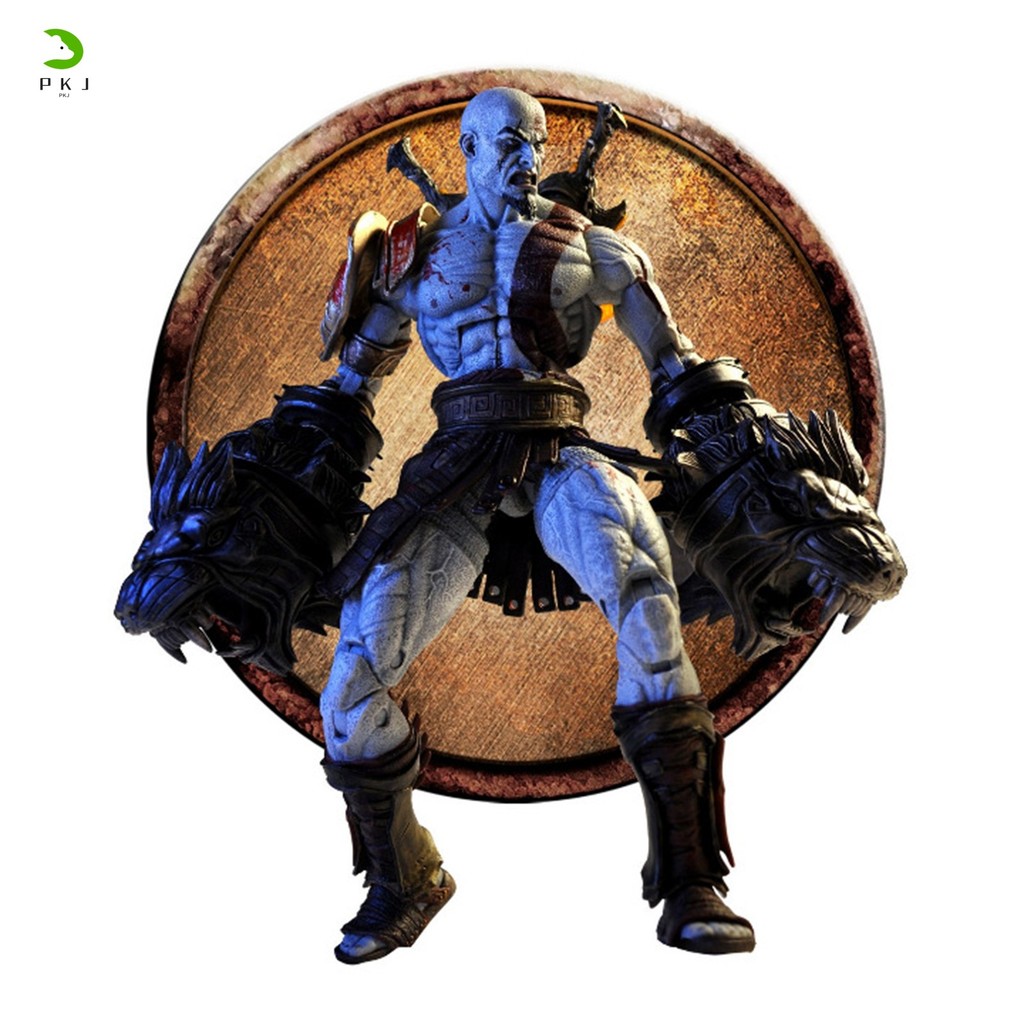 แอ็คชั่นฟิกเกอร์ God of War 3 พร้อมวัสดุปลอดสารพิษที่ทนทานสําหรับของขวัญเพื่อนครอบครัวเพื่อนบ้าน